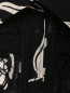 Блуза из шелка с узором и вышивкой Ermanno Scervino  –  Деталь