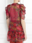 Блуза из шелка с цветочным узором Kenzo  –  Модель Верх-Низ1
