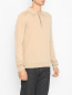 Джемпер из шерсти и шелка Piacenza Cashmere  –  МодельВерхНиз