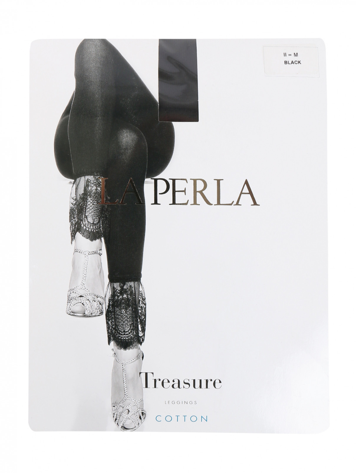 Легинсы La Perla  –  Общий вид  – Цвет:  Черный