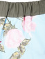 Свободные шорты из хлопка с цветочным узором и отделкой из кружева Antonio Marras  –  Деталь1