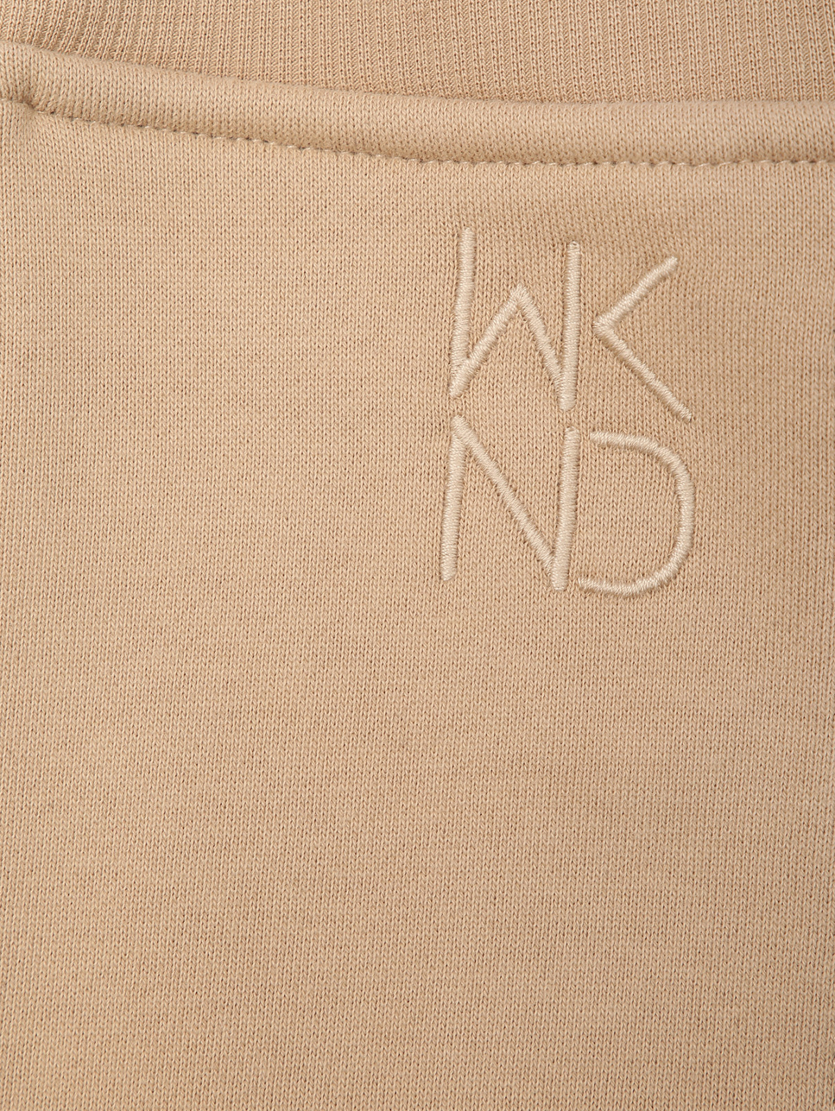 Джоггеры на широкой резинке Weekend Max Mara  –  Деталь  – Цвет:  Бежевый