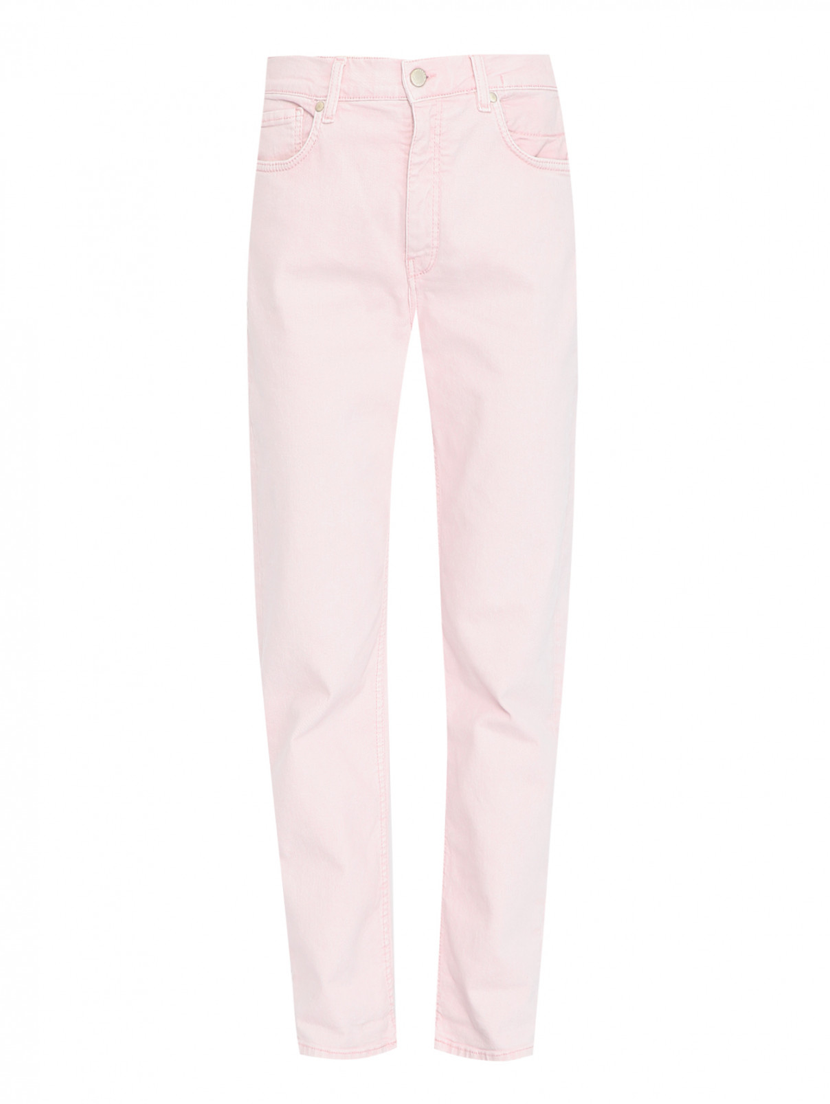Джинсы из хлопка с карманами Dorothee Schumacher  –  Общий вид  – Цвет:  Розовый
