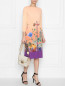 Платье из вискозы и шелка с цветочным узором Etro  –  МодельОбщийВид