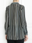 Блуза из шелка с узором "полоска" Marina Rinaldi  –  Модель Верх-Низ1