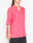 Рубашка из льна с короткими рукавами Marina Rinaldi  –  МодельВерхНиз
