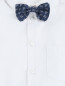 Галстук-бабочка из шелка с узором на застежке Armani Junior  –  Модель Общий вид