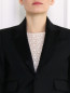 Жакет из шерсти и шелка с отложным воротником Dsquared2  –  Модель Общий вид1