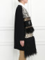 Пальто из шерсти со вставкой из меха и кожи Antonio Marras  –  Модель Верх-Низ2