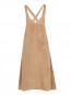 Платье-сарафан из шерсти с длинным ворсом Jil Sander Navy  –  Общий вид