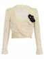 Кружевная блуза с декором Dolce & Gabbana  –  Общий вид