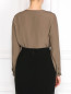 Блуза с декоративной вставкой Marina Rinaldi  –  Модель Верх-Низ1