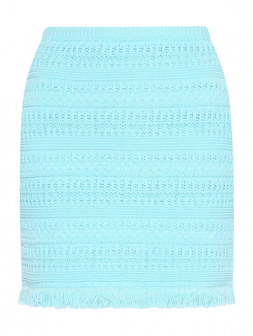 Трикотажная юбка с бахромой Luisa Spagnoli - Общий вид