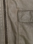 Куртка из кожи с накладными карманами Messagerie  –  Деталь
