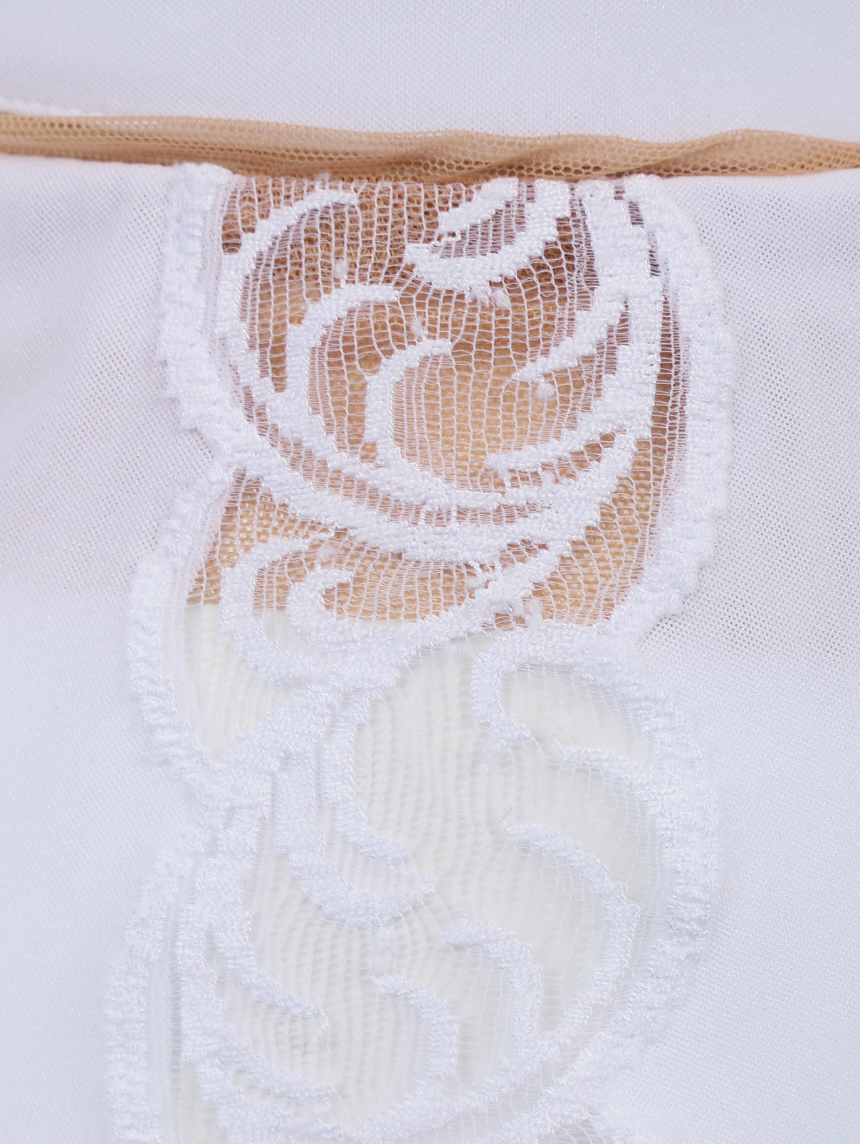Трусы-шорты с кружевной отделкой La Perla  –  Деталь1  – Цвет:  Белый