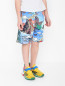 Хлопковые шорты с карманами Little Marc Jacobs  –  МодельВерхНиз