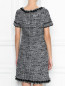 Платье-мини с короткими рукавами Moschino Boutique  –  МодельВерхНиз1