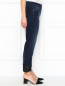Укороченные джинсы с декоративными отворотами Persona by Marina Rinaldi  –  МодельВерхНиз2