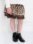 Пышная юбка декорированная пайетками Miss Blumarine  –  Модель Верх-Низ