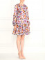 Платье-мини с цветочным узором Kira Plastinina  –  Модель Общий вид