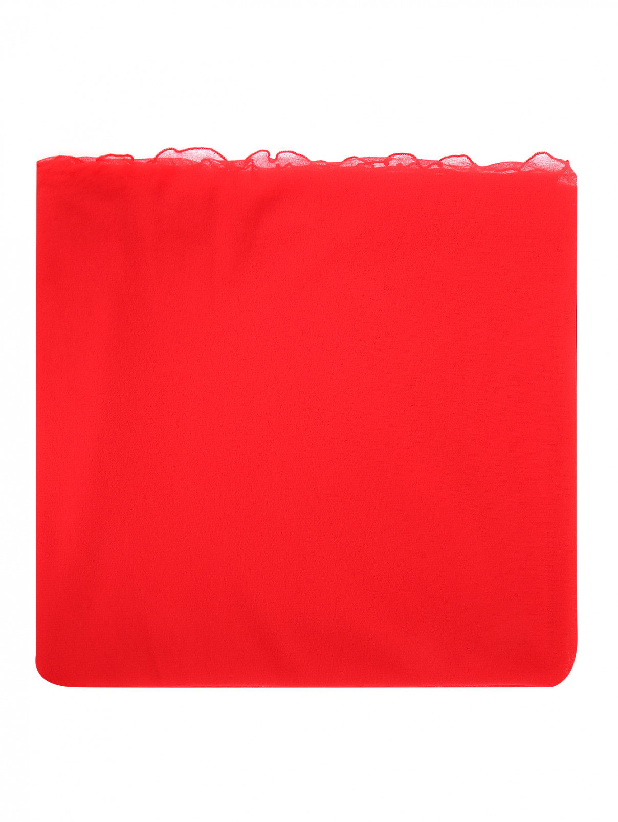 Парео с фактурными краями La Perla  –  Общий вид  – Цвет:  Красный