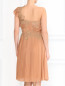 Платье-мини с отделкой из кружева и плиссированной юбкой Alberta Ferretti  –  Модель Верх-Низ1