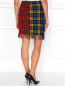 Шерстяная юбка-карандаш в клетку Moschino Couture  –  Модель Верх-Низ1