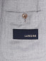 Пиджак из кашемира, шерсти и шелка LARDINI  –  Деталь2