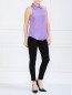 Классические брюки с молнией на щиколотке Moschino Couture  –  Модель Общий вид