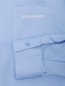 Укороченная рубашка из хлопка с логотипом Ermanno Firenze  –  Деталь