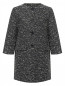 Однобортное пальто из фактурной ткани Marina Yachting  –  Общий вид