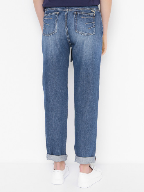 Широкие джинсы с поясом - МодельВерхНиз1