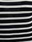 Трикотажное платье-мини из хлопка с узором и декоративной отделкой Alberta Ferretti  –  Деталь1