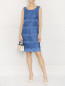 Платье из шелка с кружевной отделкой Luisa Spagnoli  –  МодельОбщийВид