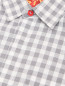 Рубашка хлопковая в клетку "виши" MumofSix  –  Деталь