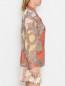 Жакет из шелка с узором на пуговицах Etro  –  МодельВерхНиз2