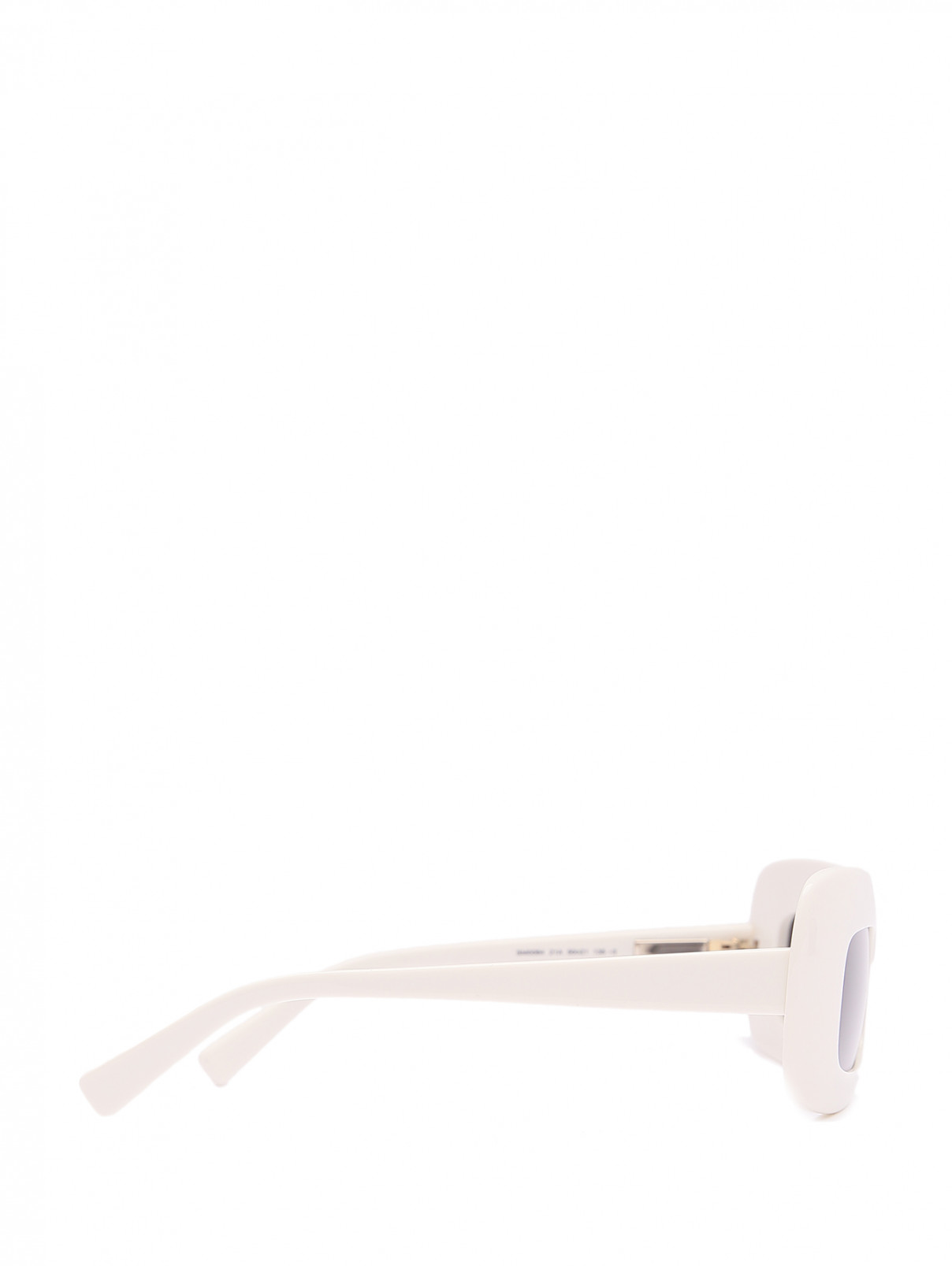 Солнцезащитные очки в белой оправе Sportmax  –  Обтравка2  – Цвет:  Белый