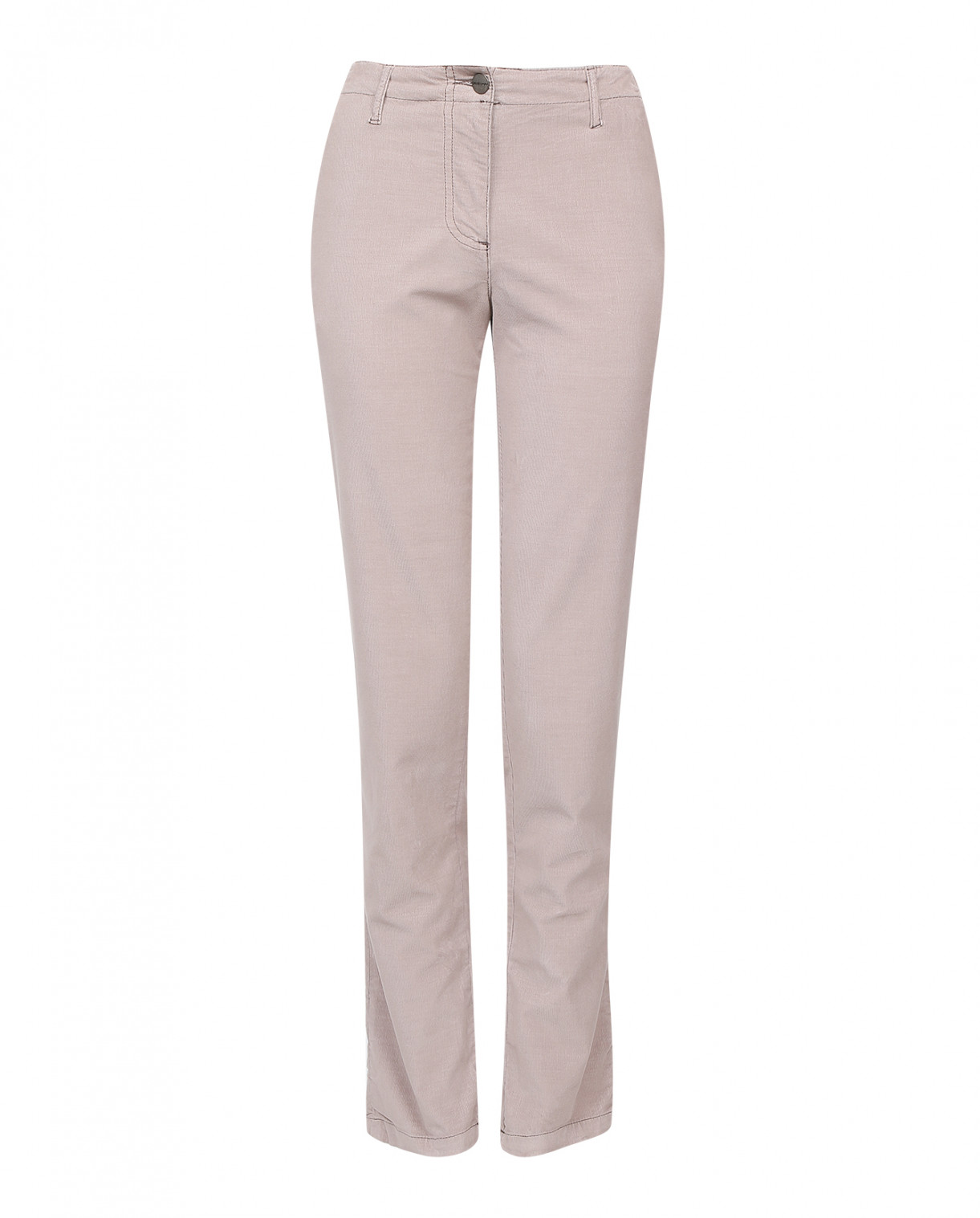 Вельветовые брюки с боковыми карманами Chloé Stora  –  Общий вид  – Цвет:  Бежевый