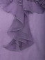 Блуза из шелка с воланами Alberta Ferretti  –  Деталь