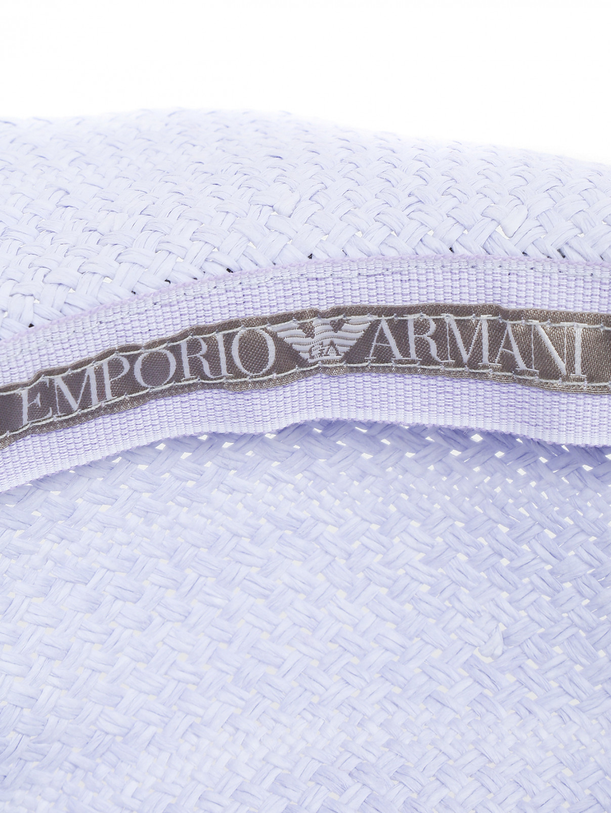 Шляпа с контрастной отделкой Emporio Armani  –  Деталь1  – Цвет:  Фиолетовый