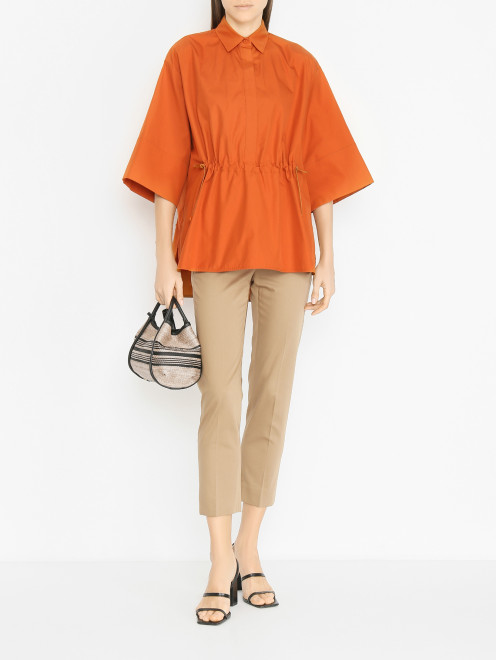 Рубашка из хлопка свободного кроя Max Mara - МодельОбщийВид