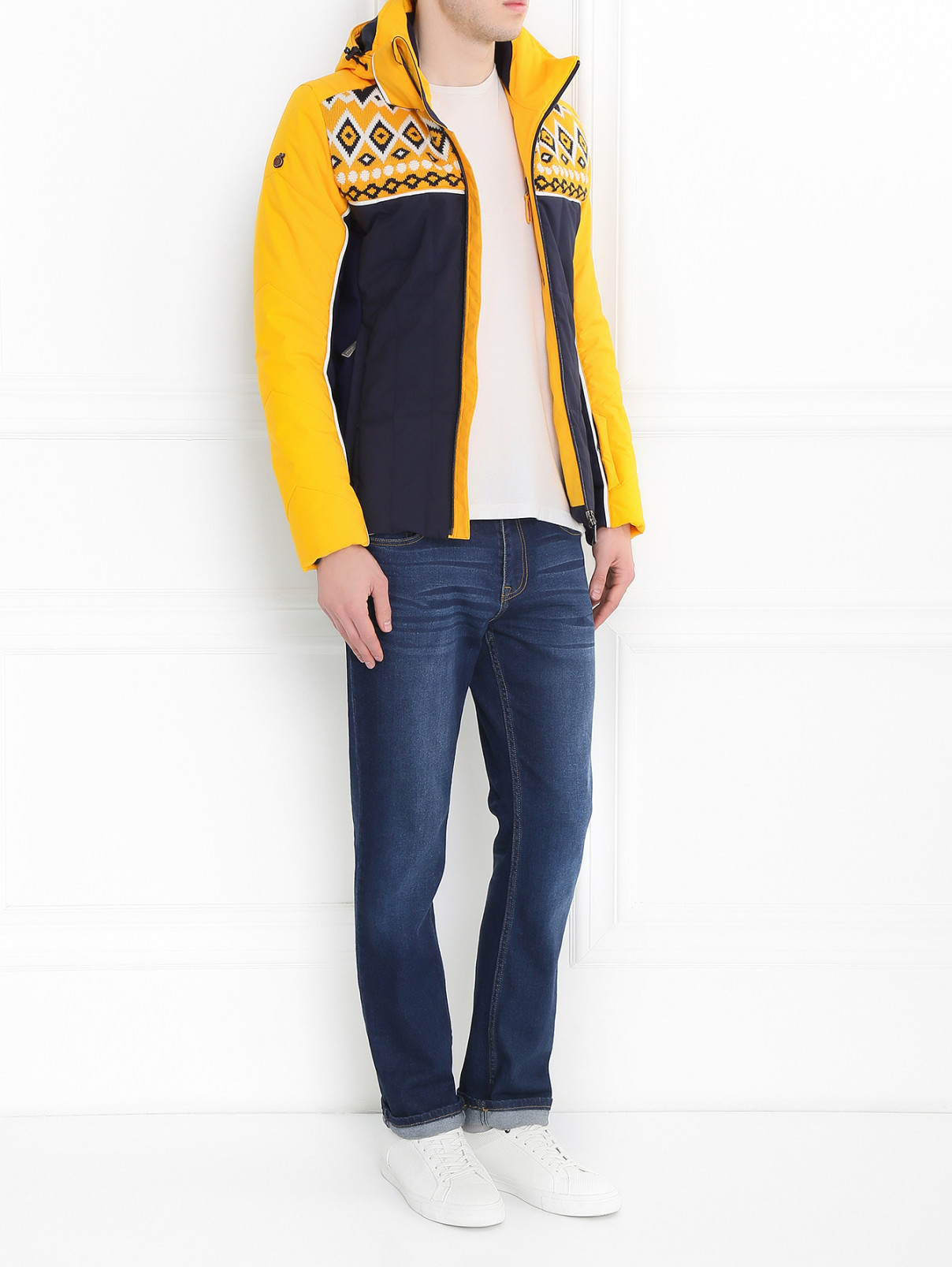 Куртка с контрастными вставками BOSCO  –  Модель Общий вид  – Цвет:  Синий