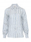 Блуза из шелка с узором Nina Ricci  –  Общий вид