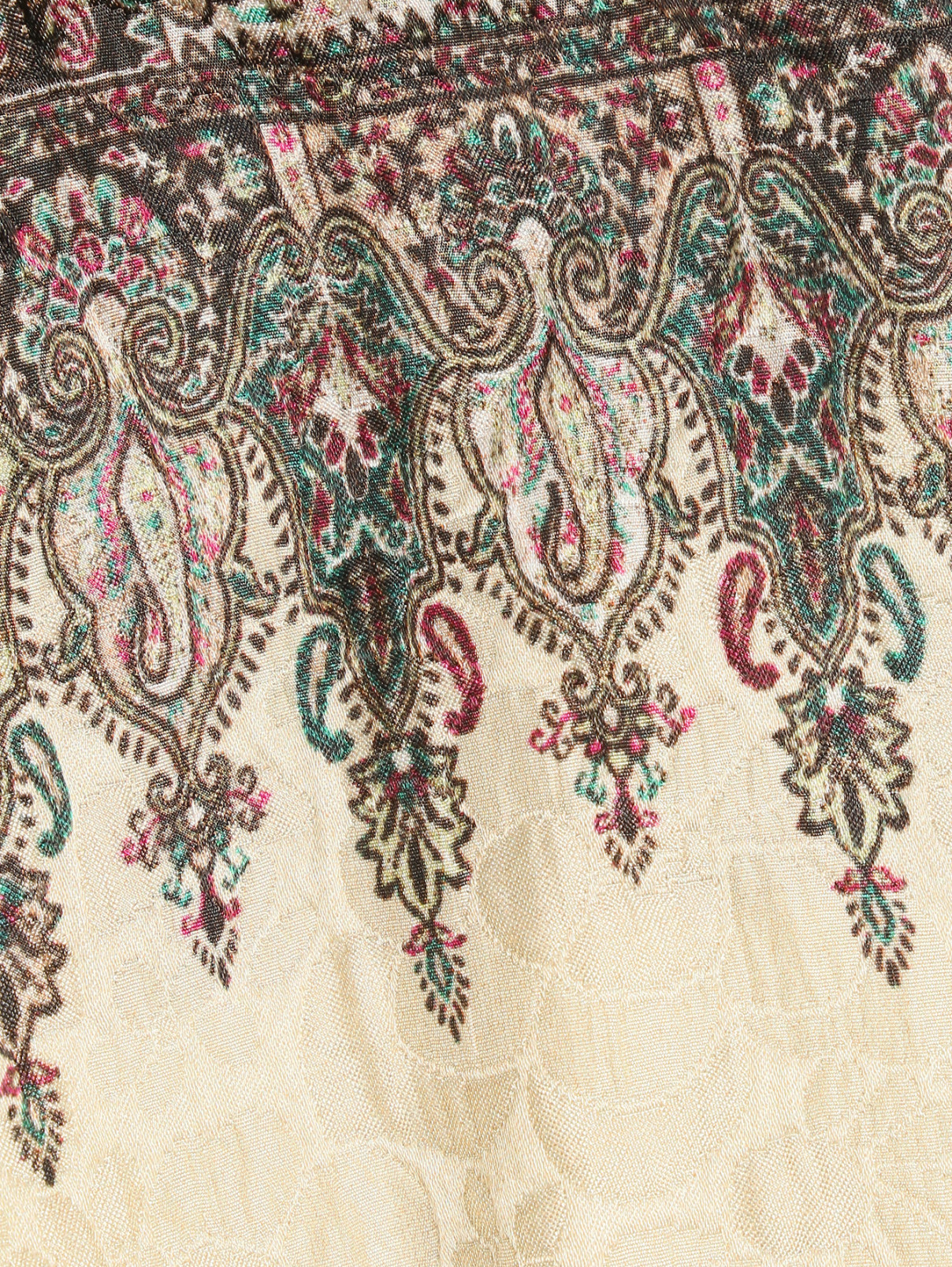 Платье из шелка, вискозы и шерсти с узором Etro  –  Деталь1  – Цвет:  Узор