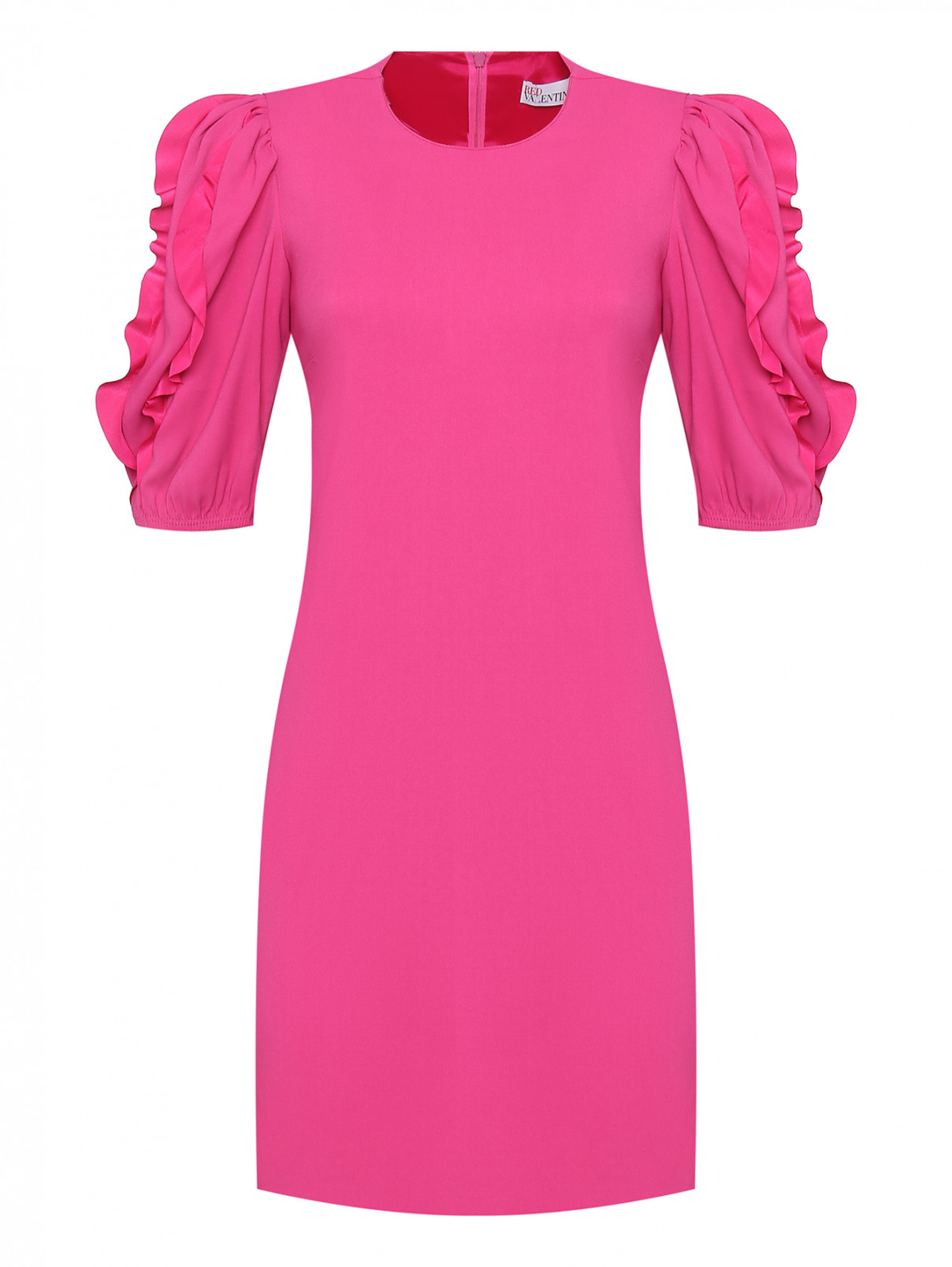 Платье-мини с открытой спиной и воланами Red Valentino  –  Общий вид
