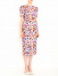 Платье-миди с цветочным узором Kira Plastinina  –  Модель Общий вид