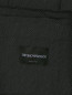 Однобортный пиджак из шерсти и шелка Emporio Armani  –  Деталь2