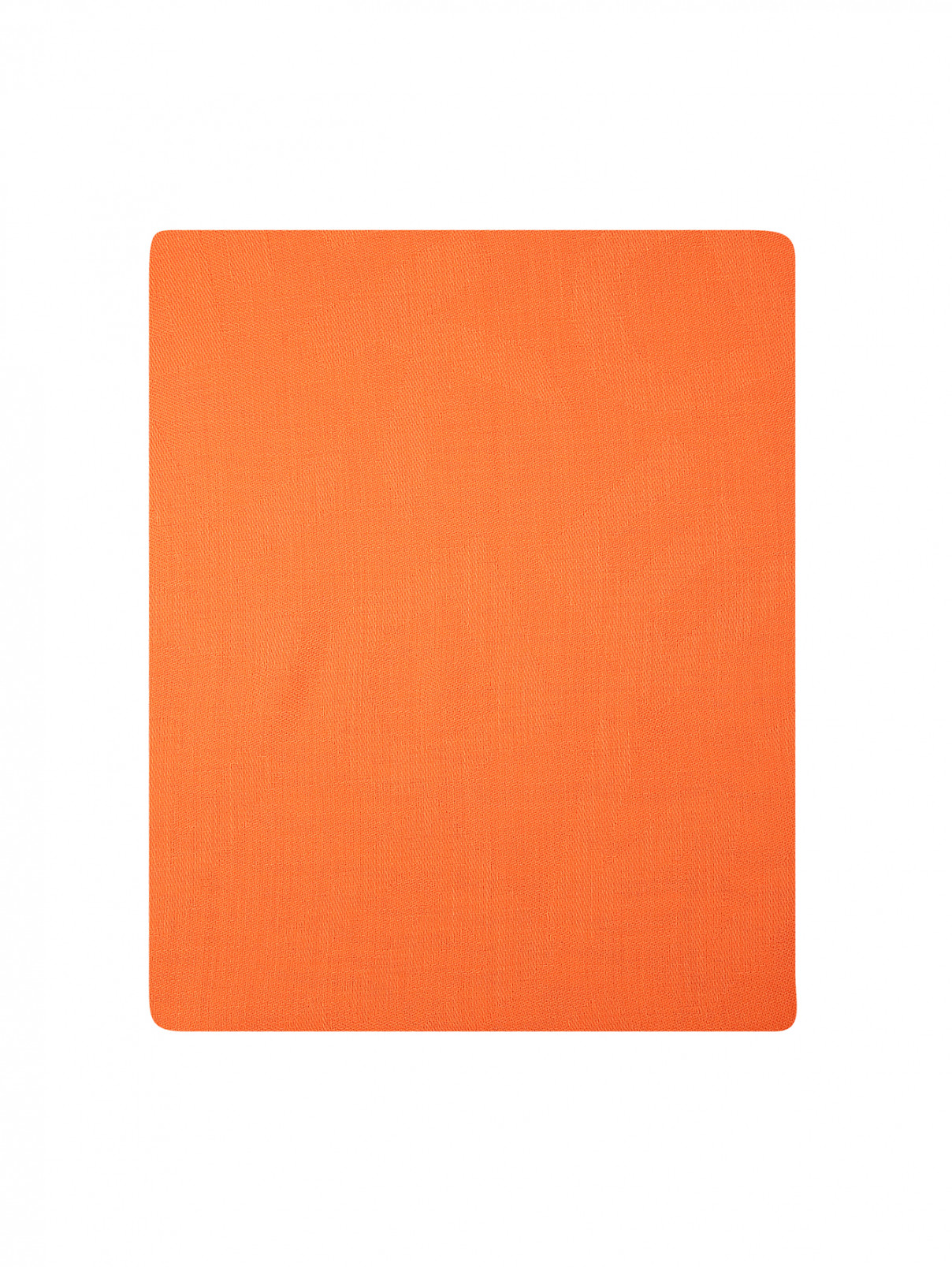 Однотонный шарф из лиоцелла Weekend Max Mara  –  Общий вид  – Цвет:  Оранжевый