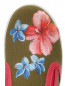 Текстильные слипоны с цветочным декором Moncler  –  Обтравка3