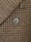 Двубортное пальто из шерсти с узором "клетка" Maison Margiela  –  Деталь1